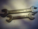 Bonney, Pair Of Open End Wrenches,cv Vintage WE-48. Fixed Price $12.00.