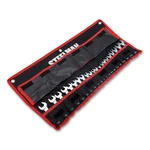 Steelman 21-PC Metric Sae Stubby Combination Wrench Set With Tool Roll, 82576. Fixed Price $42.99.