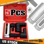 5PCS Oxygen Sensor Socket Vacuum Wrench O2 M12 M18 Tool Renew Thread Chaser Set. Fixed Price $15.99.