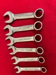 Lot- Snap-on Ox Series Sae Stuby Combination 12 Pt Wrenches (7/16 3/4). Fixed Price $159.99.