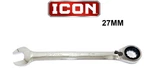 New Icon WRLM27 27MM 12 Pt Reversible Wrench Metric Fast Shipping. Fixed Price $63.95.
