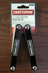 Craftsman -7-IN-1 Fold-up Hex Keys Sae And Metric Sets 939526. Fixed Price $15.00.