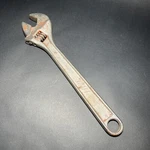 Vtg. 12" Powr-kraft Adjustable Wrench 84-4701-12 Minor Surface Rust Works Great!. Fixed Price $9.99.