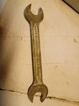 Indestro 1/2" - 9/16" Dual Size Open End Wrench. Fixed Price $10.20.