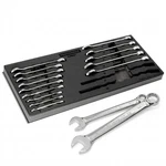 Powerbuilt Pro Tech 16 Pc Mirror Polish Metric Combination Wrench Set - 949001. Fixed Price $104.95.