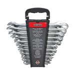 Titan Tools 22 Pc. 12 Pt. Fully Polished Sae And Combination Wrench Set (17398). Fixed Price $37.86.