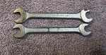 Vintage Set Of Proto 9/16" X 1/2" 7/16" Open End 3026 3025 Wrenches Usa. Fixed Price $10.25.