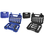 12PCS Stubby Set Metric 8-19MM Combination Wrenches W/case Blue/black. Fixed Price $104.99.
