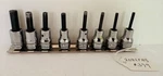 Snap On Tools 208EFAY Piece 3/8" Dr. Sae Hex Bit Socket Set #379. Fixed Price $79.99.
