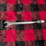 Vintage Craftsman 42546 Sae 3/4" 12PT Flex Socket Combination Wrench Made Usa. Fixed Price $18.99.