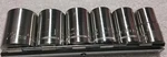 6PC Craftsman 1/2" Drive 15-16-17-18-19-21 Metric 12PT Socket Set Vintage. Fixed Price $18.88.
