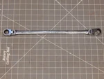 Matco Tools Extra Long Flex Head Double Box Wrench 16MM 18MM RRFXLM1618. Fixed Price $79.99.