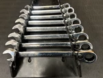 Snap-on Tools Usa Sae Way Open-end Angle Head Chrome Wrenchs 4PC. Fixed Price $549.95.