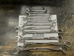 Snap-on Tools Usa New 14PC 12 Point Flank Drive Plus Combo Wrench Set SOEX714. Fixed Price $599.95.