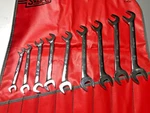 New Snap On Vs Series 4 Way Angle Head Open End Wrenches C-92C Pouch Nos. Fixed Price $450.00.