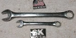 2PC S-k Tool 88226 13/16"& 88216 1/3" 12PT Combination Supercrome Wrench Set Sae. Fixed Price $27.56.