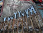 Vintage Truecraft Metric Combination Wrench Set 9MM-22MM B-410R Made Japan. Fixed Price $27.96.