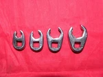 Snap-on 3/8'' Drive Crowfoot Flare Nut Sockets 4 Pc. 3/8, 7/16, 5/8, 11/16''. Fixed Price $50.00.