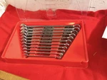 Snap-on Pc 12-POINT Sae Flank Drive Plus Comb Wrench Set 3/8 -1 SOEX711B. Fixed Price $378.99.