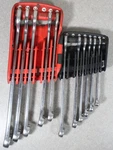 Mac Tools 11 Pc Metric Combination Wrench Set: 6-19MM (no 6, 12, Or 16) W/ Case. Fixed Price $180.00.