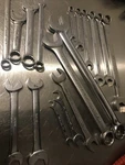 Mac Tools , Proto Snap On Blue Point Wrenches Mix 17 Pc. Fixed Price $85.00.