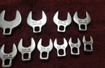 Craftsman Vintage Crowfoot -v- 10PC 3/8" Drive Sae Wrench Set 7/16''- 1''. Fixed Price $55.00.