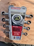 Sears Craftsman Usa Nos 4PC Heavy Duty Double Box Ratcheting Wrench Set 42447. Fixed Price $219.99.