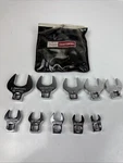 Craftsman -v- 3/8 Drive 10-PIECE Crow Foot Wrench Set Usa To , Very Nice. Fixed Price $59.95.