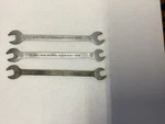 Open End Wrenches, Plomb, Vintage, Lot Of 3; #3425, 3426, 3430,TAPPET Thin. Fixed Price $25.00.