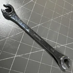Mac Tools Ohb 1618 Usa 1/2" X 9/16" Flare Nut Line Wrench Chrome. Fixed Price $14.98.