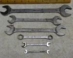 ** Vintage - Lot Of 6 Diff Mac Wrenches 7/32 Thru 3/4 Inch. Fixed Price $33.33.