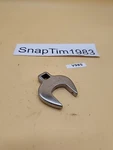 Craftsman V-43629 1 3/8" Drive Sae Chrome Crowfoot Wrench Usa. Fixed Price $22.99.