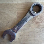 Matco Tools 11/16" Stubby Short Ratcheting Combination Wrench 12PT GRBS2222 Usa. Fixed Price $23.95.