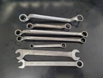 Vintage Bonney Mixed 7PC. Wrench Set Sae Usa, Box, Open End, Tappet, Zenel. Fixed Price $49.95.
