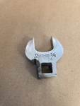 Snap On 3/4" Open End Crowfoot Socket Wrench 3/8" Drive FCO24 Usa Read. Fixed Price $15.99.