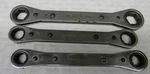 Snap-on 3PC Metric 6/12PT Ratcheting Box Wrench Set 14-19MM #RBM1415-RBM1719. Fixed Price $39.99.