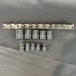 Snap-on Fs 10-PC. 1/4" 7/8" Sae 3/8" Drive 6PT & 12 Point Shallow Socket Set. Fixed Price $85.00.