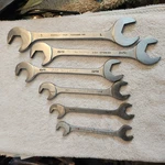Lot Of Cornwell Open/angled Wrenches 1", 15/16, 13/16, 11/16, 9/16, 1/2"- Used. Fixed Price $75.00.