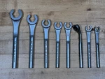 Mac Tools Pcs Sae Flare Nut Line Wrench Set 3/8 -7/8". Fixed Price $200.00.
