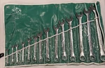Vintage 14-PC Sk Tools No. 1714 Long Pattern Sae Combination Wrench Set Made Usa. Fixed Price $199.99.