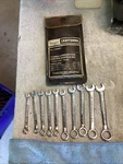 Vtg Craftsman #43441 Combination Ignition Wrench Set 10 Piece Usa W/o Pouch. Fixed Price $15.00.