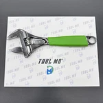 Snap-on Tools Spain Green Soft Grip 10" Wide Mouth Adjustable Wrench ADHW10AG. Fixed Price $199.95.