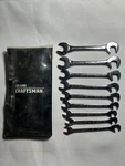 Vintage Craftsman Ignition Wrench Lot 9PC Metric Sae Sears Pouch Usa. Fixed Price $18.00.