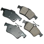Disc Brake Pad Set-natural Akebono EUR1095. Fixed Price $130.99.