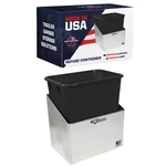 Pit Posse Aluminum Trash Container Holder Storage Trailer Organizer-made Usa. Fixed Price $69.95.