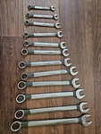 Easco No. 63100 Sae 12 Piece Combination End Wrench Set 5/16" - 1" Usa. Fixed Price $60.00.