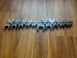 Craftsman Tools 20 Pc. Metric & Sae Crow Foot Wrench Sets Usa- 4362 4363. Fixed Price $139.95.