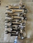 Craftsman 10PC Stubby Metric Combination Wrenches 9, 11-19MM, Cmmt Blue. Fixed Price $52.00.