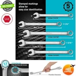 Long Handle Combination Wrench Set Sae Role-up Case For Tractor Large Nut Bolt. Fixed Price $61.48.