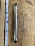Vintage Craftsman 1/2 9/16 Straight Boxed End Wrench -vv- 43923 Usa. Fixed Price $9.99.